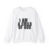 Faith Culture - I am Child of God - Christian Unisex Heavy Blendâ„¢ Crewneck Sweatshirt