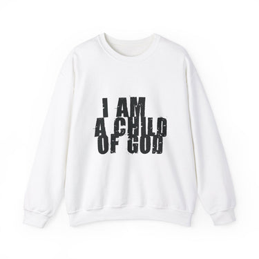 Faith Culture - I am Child of God - Christian Unisex Heavy Blendâ„¢ Crewneck Sweatshirt