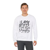 Faith Culture - I am Proof That God Works - Christian Unisex Heavy Blendâ„¢ Crewneck Sweatshirt