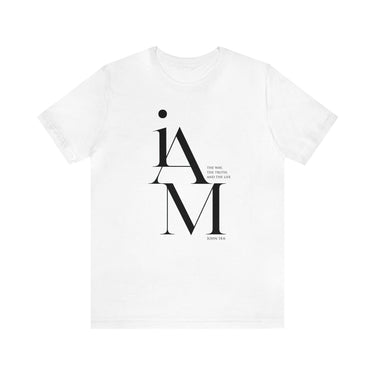 Faith Culture - I am the Way, the Truth & Life John 14:6 Christian Unisex Garment-Dyed T-shirt.