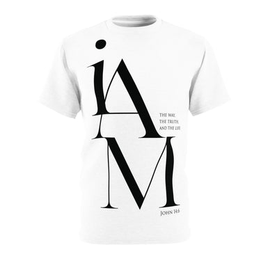 Faith Culture - I am the way and the truth and the life - John 14:6 Christian Unisex Cut & Sew Tee