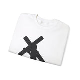 Faith Culture - Jesus Carrying the Cross - Christian Unisex Heavy Blendâ„¢ Crewneck Sweatshirt