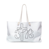Faith Culture - John 3:16 Christian Weekender Tote Bag 24" × 13"