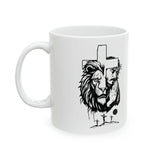 Faith Culture - Lion of Judah Christian Ceramic Coffee Mug 11oz