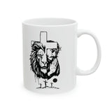 Faith Culture - Lion of Judah Christian Ceramic Coffee Mug 11oz