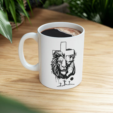 Faith Culture - Lion of Judah Christian Ceramic Coffee Mug 11oz