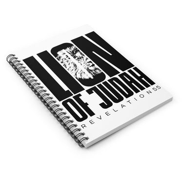 Faith Culture - Lion of Judah Christian Spiral Notebook - Ruled Line