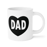 Faith Culture - Love Dad - Christian Ceramic Coffee Mug (11oz5oz0oz) 20oz White
