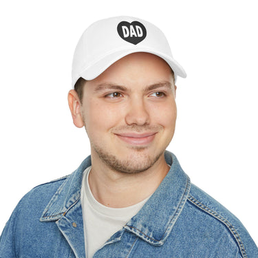 Faith Culture - Love Dad - Christian Gift Low Profile Baseball Cap White One size