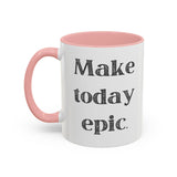 Faith Culture - Make Today Epic Christian Thanksgiving Accent Coffee Mug, 11oz and 15oz