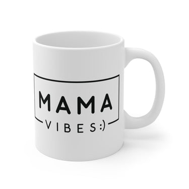Faith Culture - Mama Vibes - Christian Ceramic Mug 11oz 11oz White