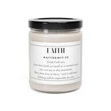 Faith Culture - Matthew 17:20 Christian Scented Soy Candle, 9oz Apple Harvest 9oz
