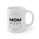 Faith Culture - Mom Mode - Christian Ceramic Mug 11oz 11oz White