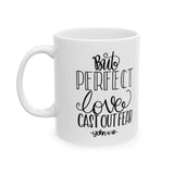 Faith Culture - 'No Fear in Love' - John 4:18 Christian Ceramic Mug 11oz