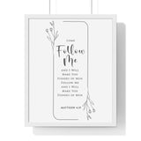 Our Daily Bread - Matthew 6:11 - Christian Wall Art 16" x 20" White