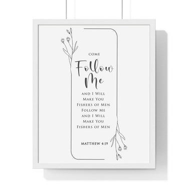 Our Daily Bread - Matthew 6:11 - Christian Wall Art 16" x 20" White