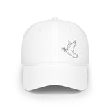 Faith Culture - Peace - Christian Low Profile Baseball Cap White One size
