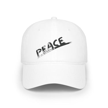 Faith Culture - Peace - Christian Low Profile Baseball Cap White One size