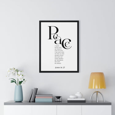 Faith Culture - Peace Be With You - John 14:27 - Christian Wall Art