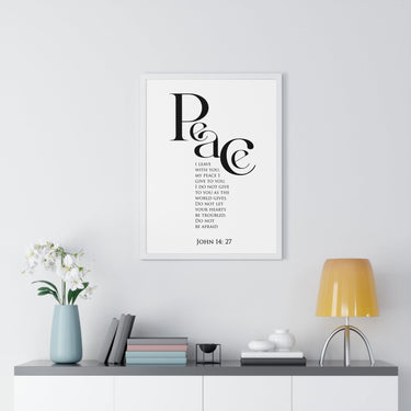 Faith Culture - Peace Be With You - John 14:27 - Christian Wall Art