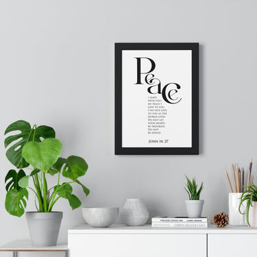 Faith Culture - Peace Be With You - John 14:27 - Christian Wall Art