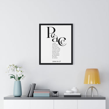 Faith Culture - Peace Be With You - John 14:27 - Christian Wall Art