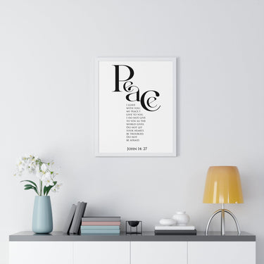 Faith Culture - Peace Be With You - John 14:27 - Christian Wall Art