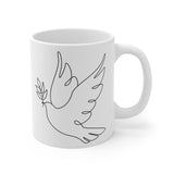 Faith Culture - Peace of Christ - Christian Ceramic Coffee Mug (11oz) 11oz White