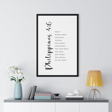 Faith Culture - Peaceful Petition - Philippians 4:6 - Christian Wall Art