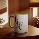 Faith Culture - Proverbs 30:30 - Christian Accent Coffee Mug (11oz) Light Green 11oz