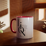 Faith Culture - Proverbs 30:30 - Christian Accent Coffee Mug (11oz) Red 11oz