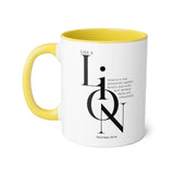 Faith Culture - Proverbs 30:30 - Christian Accent Coffee Mug (11oz)