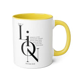 Faith Culture - Proverbs 30:30 - Christian Accent Coffee Mug (11oz)