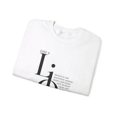 Faith Culture - Proverbs 30:30 - Christian Unisex Heavy Blendâ„¢ Crewneck Sweatshirt