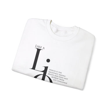 Faith Culture - Proverbs 30:30 - Christian Unisex Heavy Blendâ„¢ Crewneck Sweatshirt