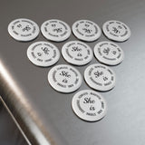 Faith Culture - Proverbs 31-Christian Button Magnet, Round (1 & 10 pcs) 10 pcs 2.25" Round