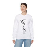 Faith Culture - Proverbs 31:29 - Christian Unisex Heavy Blendâ„¢ Crewneck Sweatshirt White