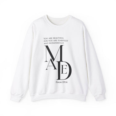 Faith Culture - Psalm 139:14 - Christian Unisex Heavy Blendâ„¢ Crewneck Sweatshirt