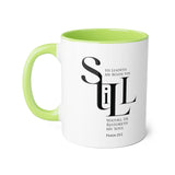 Faith Culture - Psalm 23:2 - Christian Accent Coffee Mug (11oz)