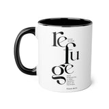 Faith Culture - Psalm 46:1-2 - Christian Accent Coffee Mug (11oz)