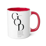 Faith Culture - Psalm 86:15 - Christian Accent Coffee Mug (11oz) Red 11oz