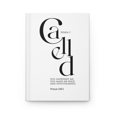 Faith Culture - Psalms 138:3 - Christian Hardcover Journal Matte Journal