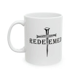 Faith Culture - Recovered. Redeemed. Set Free - Christian Ceramic Coffee Mug, 11oz