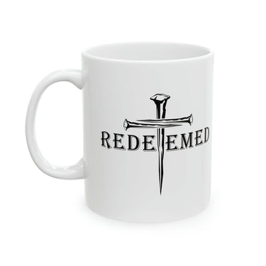 Faith Culture - Recovered. Redeemed. Set Free - Christian Ceramic Coffee Mug, 11oz