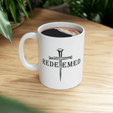 Faith Culture - Recovered. Redeemed. Set Free - Christian Ceramic Coffee Mug, 11oz