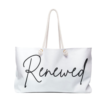 Faith Culture - Renewed Christian Weekender Tote Bag 24" × 13"