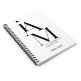 Faith Culture - Resurrection and Life Christian Spiral Notebook - Ruled Line