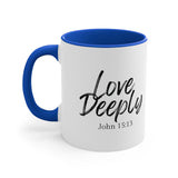 Faith Culture - Sacrificial Love - John 15:13 Christian Accent Coffee Mug