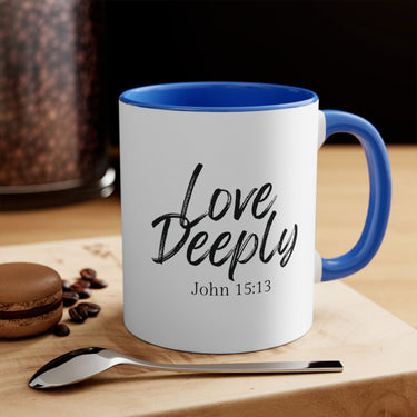 Faith Culture - Sacrificial Love - John 15:13 Christian Accent Coffee Mug