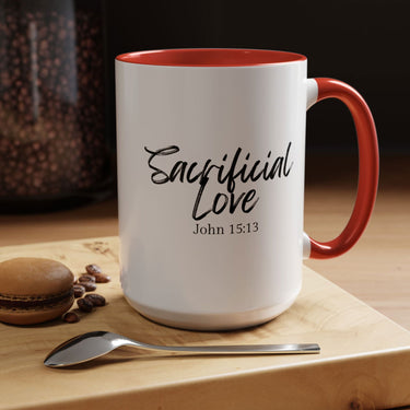 Faith Culture - Sacrificial Love - John 15:13 Christian Coffee Mug